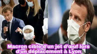 Macron Cible D’un Jet D’œuf lors D’un Déplacement à Lyon - Emmanuel Macron