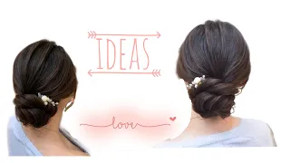 🎀STUNNING LOW BUN UPDO WEDDING HAIRSTYLES🎀