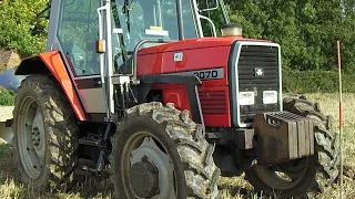 1993 Massey Ferguson 3070 3.9 Litre 4-Cyl Diesel Tractor With Dowdswell Plough