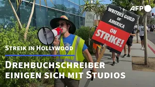 Streik in Hollywood: Drehbuchautoren und Studios erzielen vorläufige Einigung | AFP