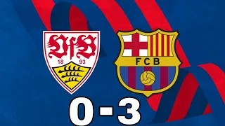 FC Barcelona vs Vfb Stuttgart (3-0) | All Goal Highlights Pre Season friendly