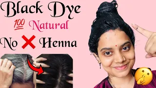 Black Dye for grey hairs in summers 100 % pure & Natural dye/dye for Premature & mature hair greying