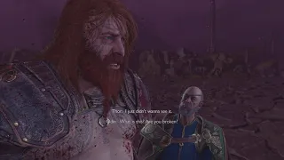 Kratos vs Thor (God of War Ragnarök)