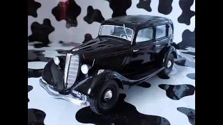 ГАЗ - М1 (1936-1942) "Легендарные советские автомобили" №28 Hachette 1:24