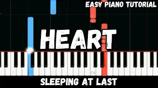 Sleeping at Last - Heart (Easy Piano Tutorial)