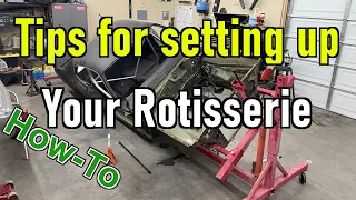 Classic car Rotisserie! 1970 Duster Mopar! How-To