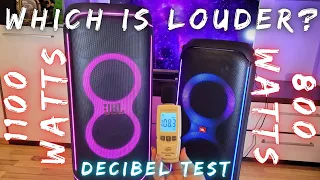 Which is Louder? JBL Partybox Ultimate VS JBL Partybox 710 - DECIBEL TEST