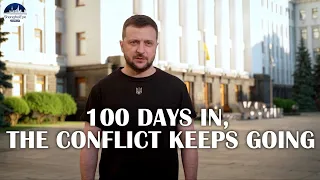 Zelensky thanks Ukrainian medics for their work on the 100 days of Russia and Ukraine conflict