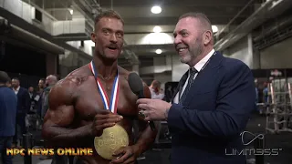 2019 Classic Physique Olympia Winner Chris Bumstead After Victory Interview