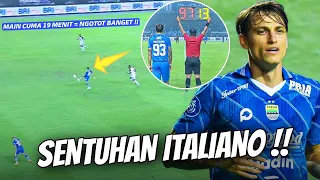 Beltrame= Bolanya Lengket Banget !! Full Debut "Stefano Beltrame" Bersama Maung Bandung Lawan PSM