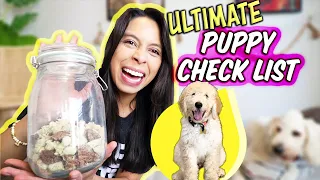 ULTIMATE PUPPY CHECKLIST // EVERYTHING You Need for New Puppy!