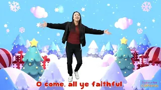 O Come All Ye Faithful | Christmas Dance-Along for Kids | CJ & Friends