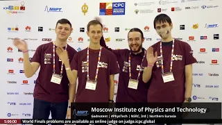 ICPC World Finals Moscow with @snarknews