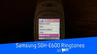 Samsung SGH-E600 Ringtones