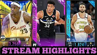 CLAIMING MY AMETHYST SEASON REWARDS AND INSANE BUZZER BEATERS | NBA 2k MOBILE STREAM HIGHLIGHTS