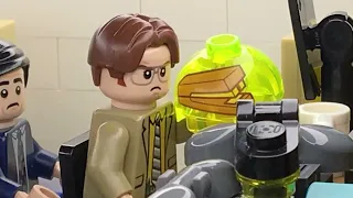 Lego The Office: The Stapler in Jello Prank #legoofficeweek