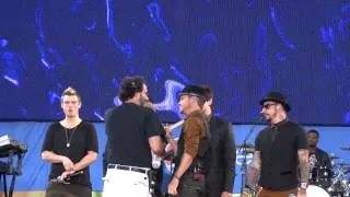 (Part 5/15) Backstreet Boys - Larger Than Life soundcheck - Good Morning America (8/31/12)