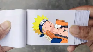 Naruto Flipbook #6 | Tsunade gives Necklace to Naruto Flipbook | Tsunade saves Naruto Flip book.