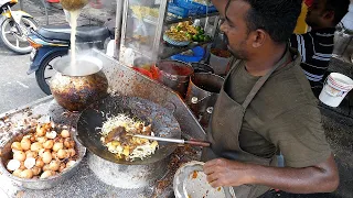 The most famous Indian charcoal fried noodles in Penang