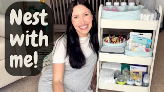 life lately 🤍 (mini) baby shower haul 🤍 nest with me! 🧸🍼🤰🏻