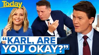 Ally’s surprise guest catches Karl off guard | Today Show Australia