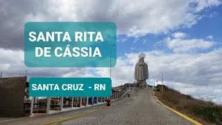SANTUÁRIO DE SANTA RITA DE CÁSSIA na cidade de Santa Cruz no Rio Grande do Norte. #santaritadecassia