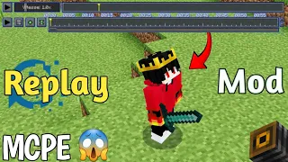 Easy and Best replay mod for Minecraft pocket edition 1.20+  !!
