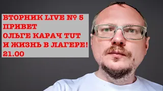 КУРЕЙЧИК. ВТОРНИК LIVE №5. ПРИВЕТ ОЛЬГЕ КАРАЧ TUT. ЖИЗНЬ В ЛАГЕРЕ.