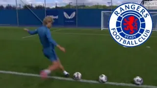 TODD CANTWELL CROSSBAR CHALLENGE #rangers #rangersfc