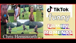 Chris Hemsworth | TikTok - Funny Momments 2020 | With Family | Best Funny Momments Avengers |
