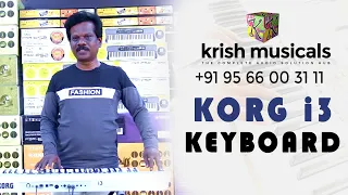 KORG i3 KEYBOARD | KRISH MUSICALS