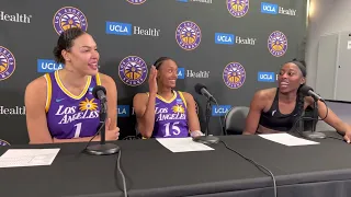 Liz Cambage last interview before agreeing to a contract divorce with the Los Angeles Sparks