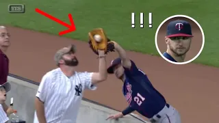 MLB Fans Stealing Catches From Players