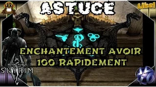 ENCHANTEMENT AVOIR 100 RAPIDEMENT [ + ELOQUANCE et ARGENT] Skyrim Spécial Edition PS4