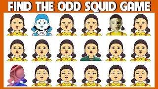 HOW GOOD ARE YOUR EYES #224 l Find The Odd Squid Game Out l Squid Game Puzzles