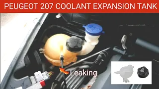 How to Change an Expansion Coolant Tank on Peugeot 207, 307. Peugeot Coolant Leak Cheap Fix.