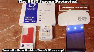 Whitestone Dome Samsung S21 Glass Screen Protector: The Best there is!