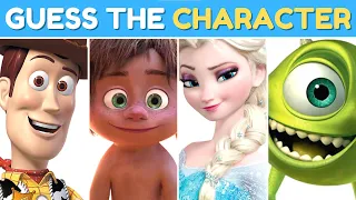 Guess The Disney Character in 3 Seconds! | 100 Disney Characters | Disney Quiz