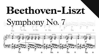 Beethoven-Liszt - Symphony No. 7, Op. 92 (Sheet Music) (Piano Reduction)