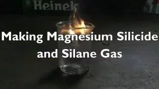 Make Magnesium Silicide and Silane Gas (Pyrophoric)