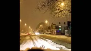 Driving in snow Sheffield 02