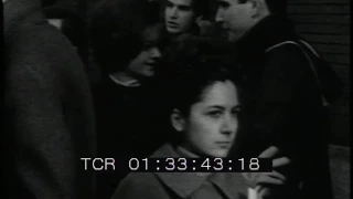 Assemblea all'Università Cattolica - Milano, gennaio 1968