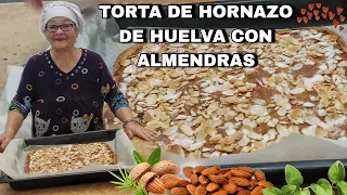 TORTA DE HORNAZO DE HUELVA CON ALMENDRAS. Deliciosos. María la pastelera - Recetas paso a paso.