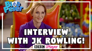 Adam Beales interviews JK ROWLING! | Blue Peter