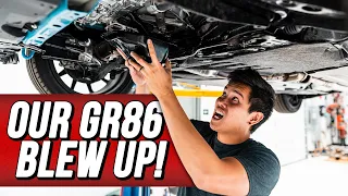 2022 GR86 & BRZ Oil Pan Removal | We blew up the GR86