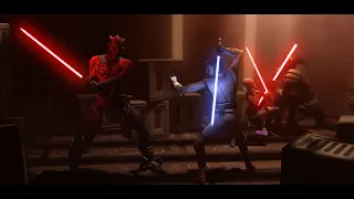 Darth Maul & Savage Opress Vs. Obi-Wan Kenobi & Asajj Ventress [1080p]