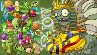 All Plants Max Level Power Up Vs Mummified Gargantuar in Plants vs Zombies 2:Gameplay 2017