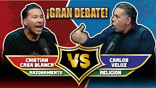 DEBATE 🔥 CASA BLANCA VS CARLOS VELOZ 😱  🤬 FE vs RAZONAMIENTO