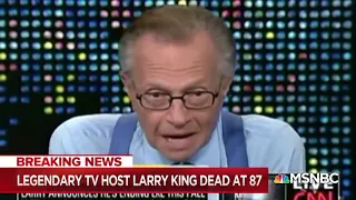 RIP Larry King, legendary talk show host