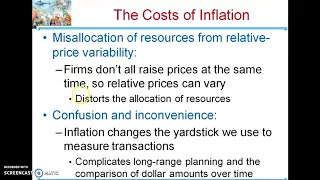 Cost of Inflation Missallocation of Resources & Confusion